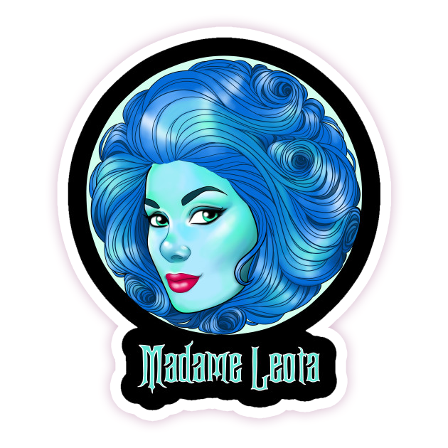 Haunted Mansion Madam Leota Die Cut Sticker (568)