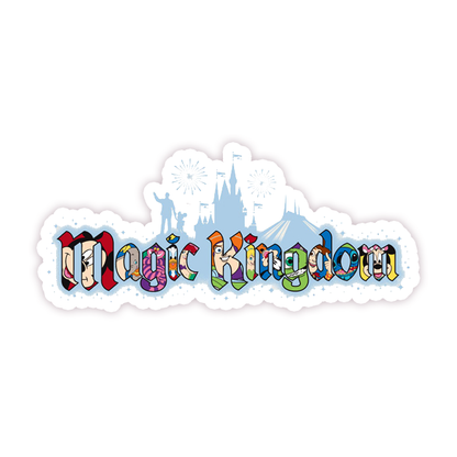 Magic Kingdom Characters Die Cut-plakker (572)