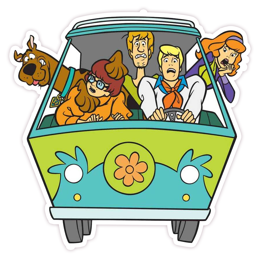 Scooby Doo Die Cut Sticker (58)