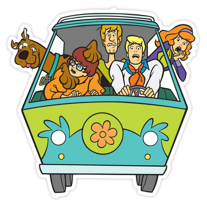 Scooby Doo Die Cut-plakker (58)