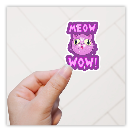 Gravity Falls Mabel Pines Meow Wow Sweater Die Cut Sticker (587)