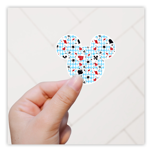 Hidden Mickey Mouse Icon - Alice In Wonderland Die Cut Sticker (595)