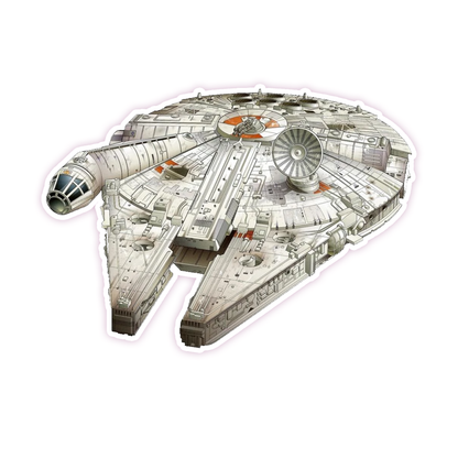 Star Wars Millennium Falcon Die Cut Sticker (615)