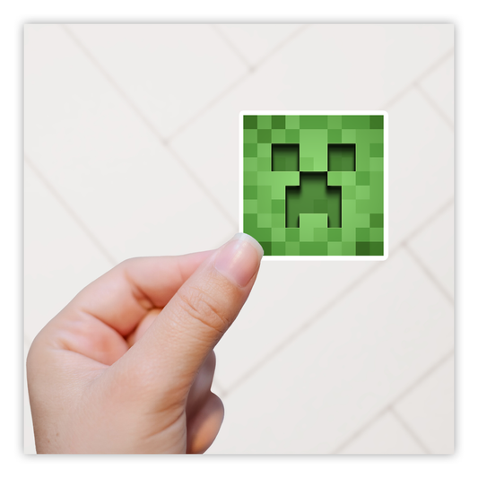 Minecraft Creeper Die Cut Sticker (617)