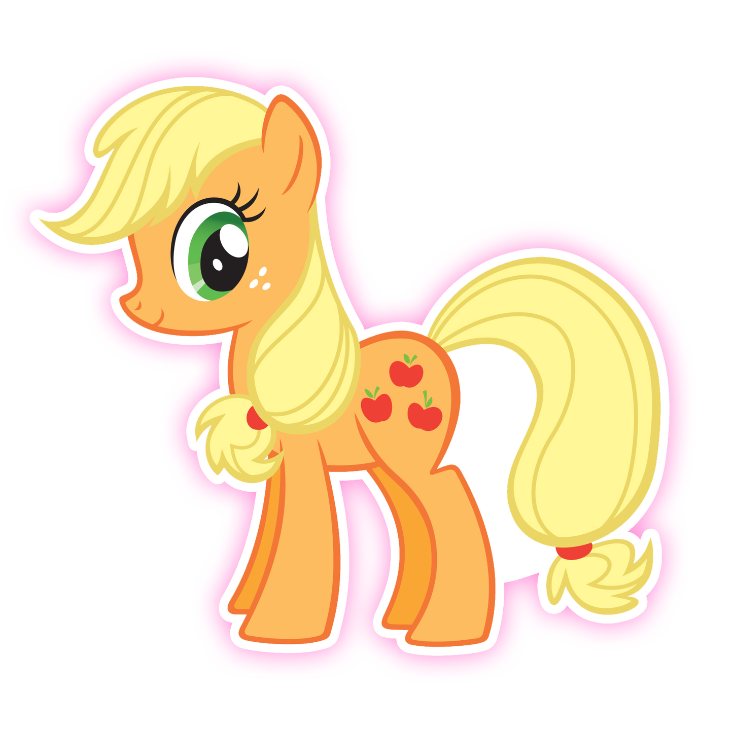 My Little Pony Applejack MLP Die Cut Sticker (631)