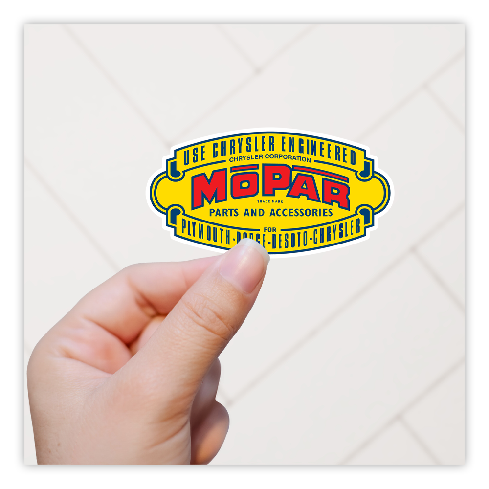 Chrysler Mopar Die Cut Sticker (638)