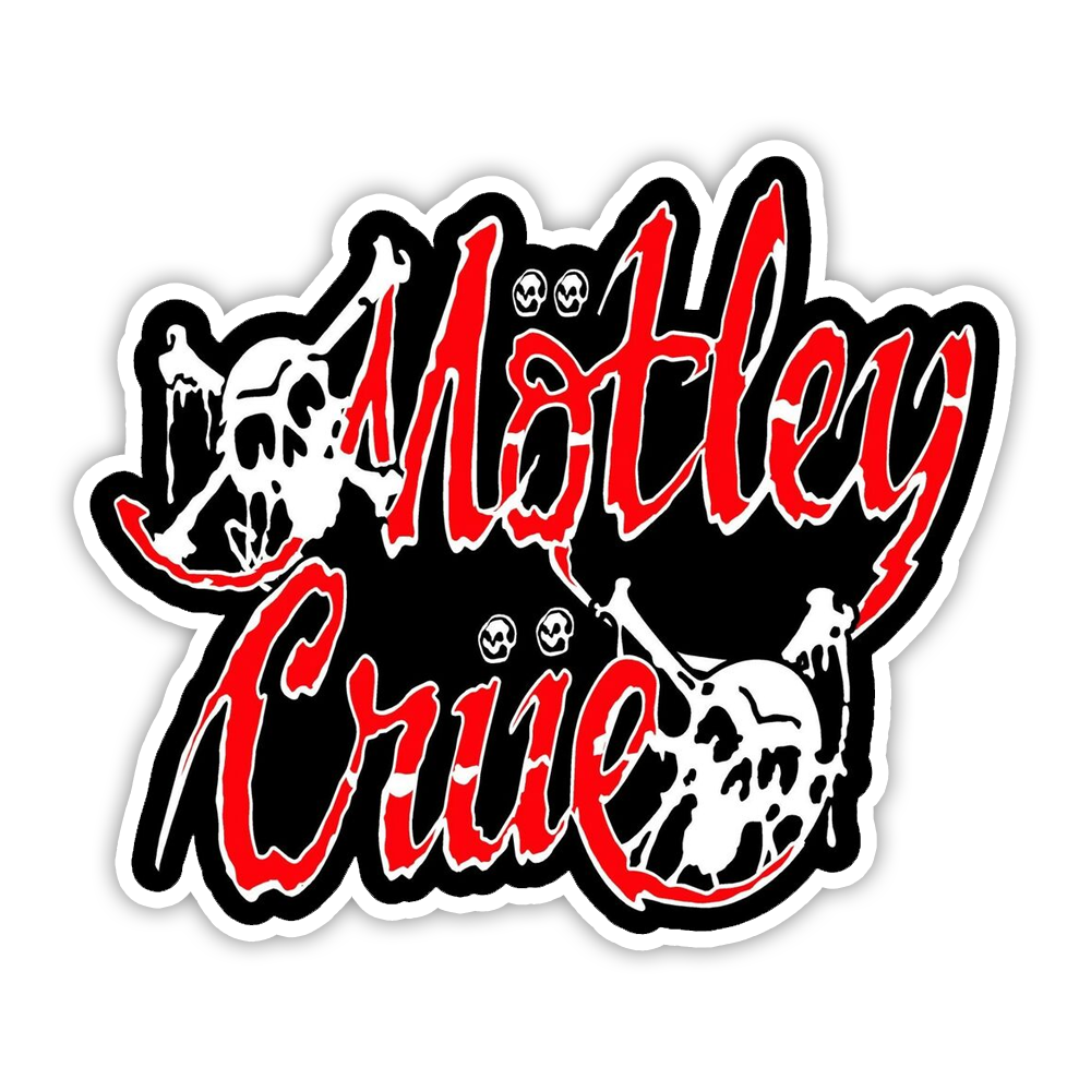 Motley Crue Die Cut Sticker (642)