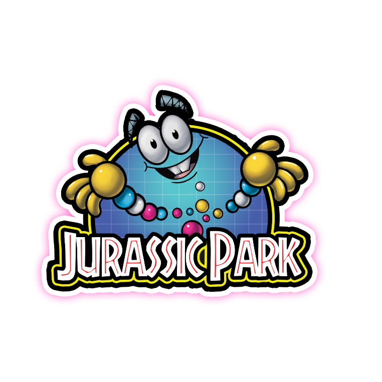 Jurassic Park Mr. DNA Die Cut Sticker (643)