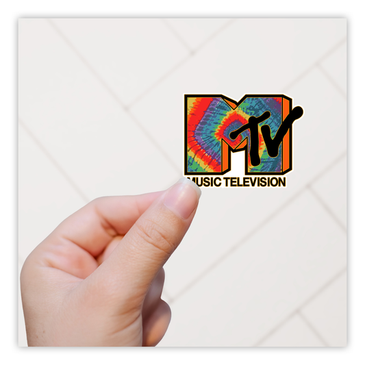 Tie Dyed MTV Die Cut Sticker (645)