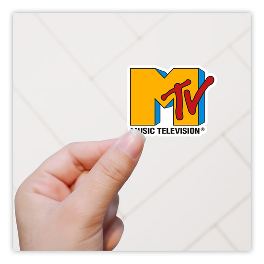 Classic MTV Die Cut Sticker (646)