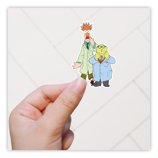 The Muppets Beaker and Bunsen Die Cut Sticker (648)