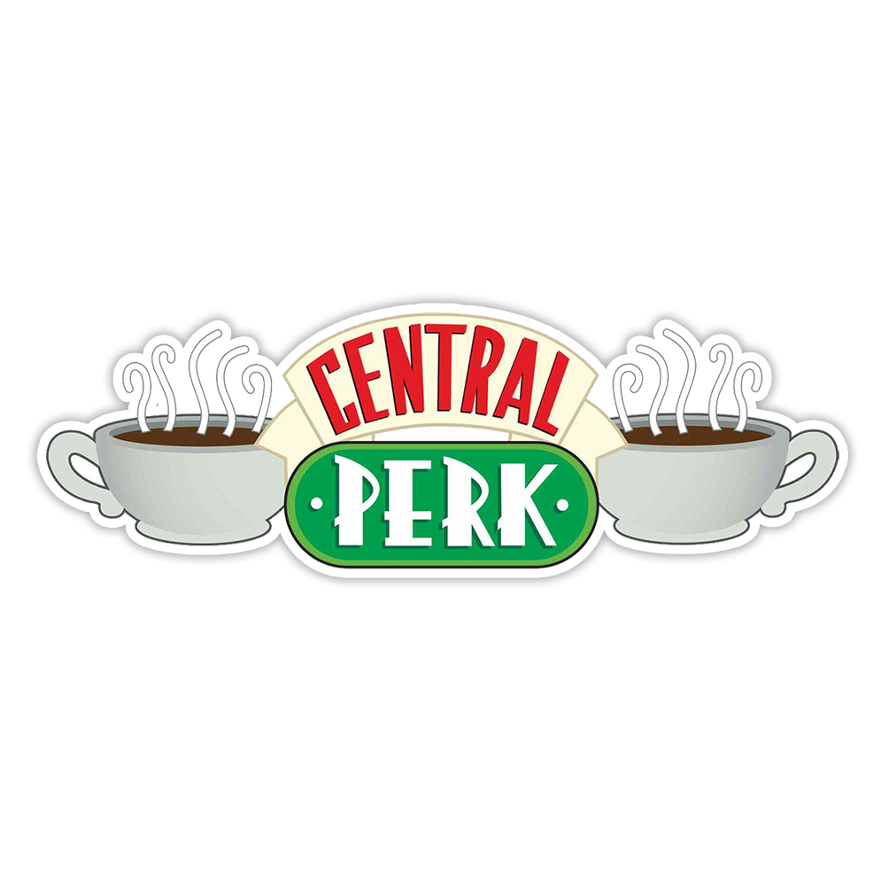 Friends Central Perk Die Cut Sticker (651)