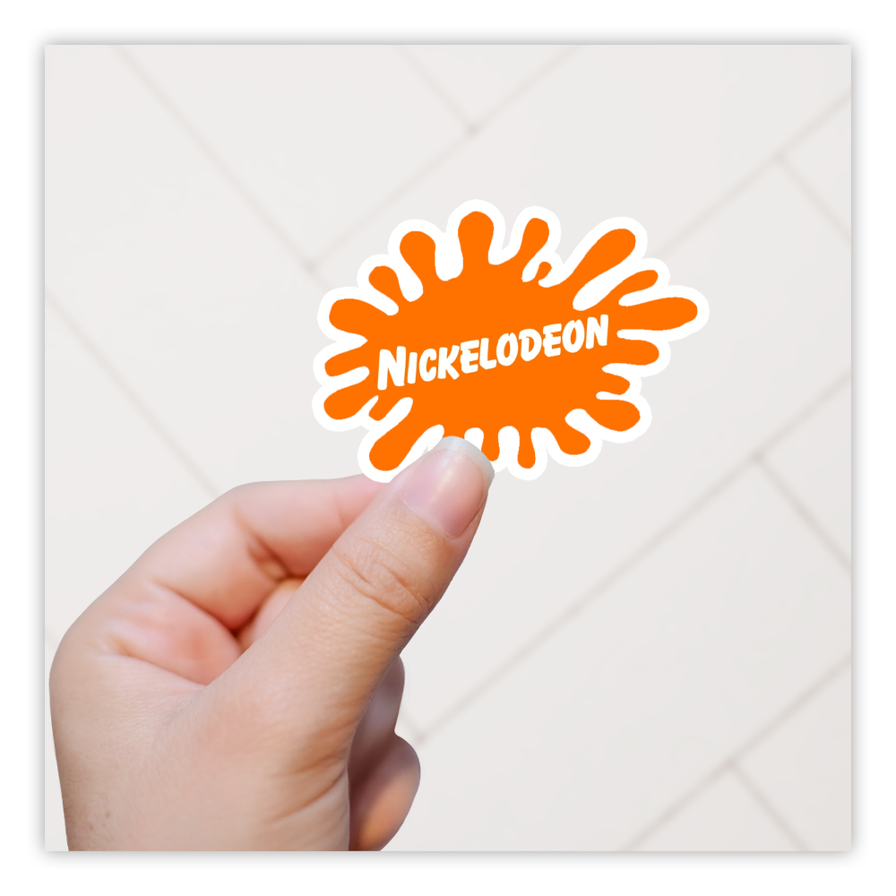 Nickelodeon Orange Splat Die Cut Sticker (662)