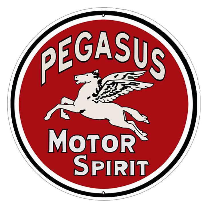 Pegasus Motor Spirit Die Cut-plakker (688)