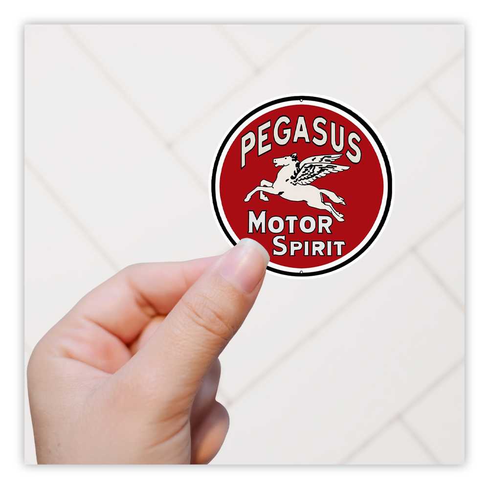 Pegasus Motor Spirit Die Cut-plakker (688)