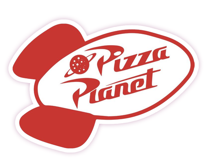 Toy Story Pizza Planet Die Cut Sticker (698)