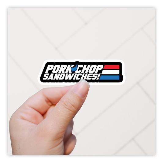 Fenslerfilm GI Joe Pork Chop Sandwiches Die Cut Sticker (712)