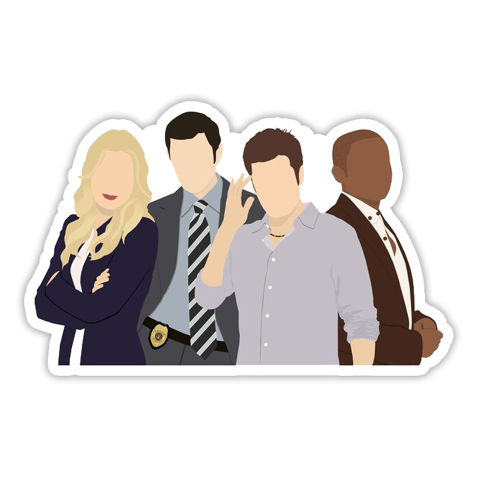 Psych Cast Die Cut Sticker (724)