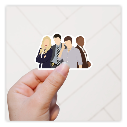 Psych Cast Die Cut Sticker (724)