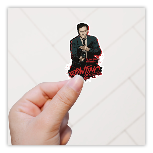 Quentin Tarantino Die Cut Sticker (730)