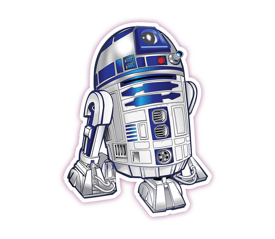 Star Wars R2-D2 Die Cut Sticker (731)