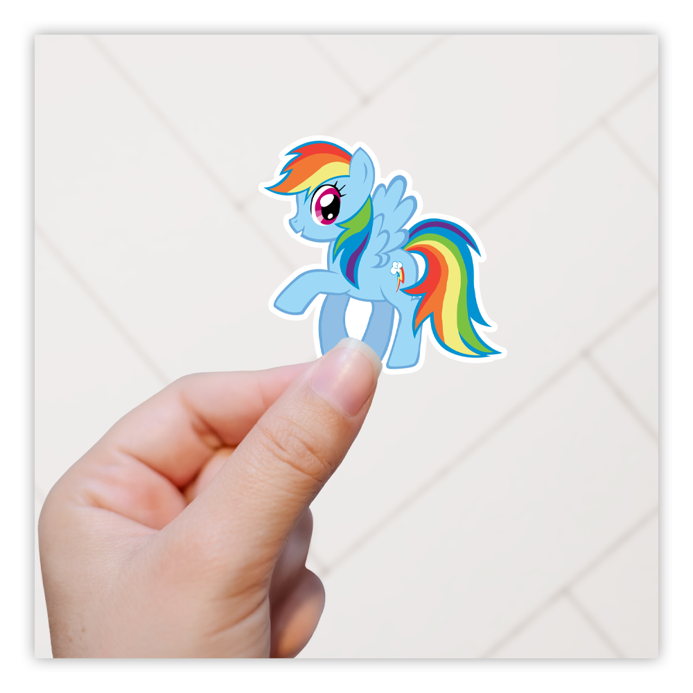 My Little Pony Rainbow Dash MLP Die Cut Sticker (737)