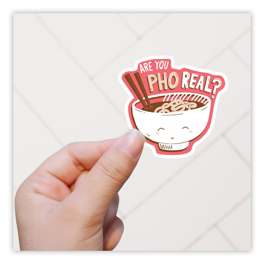 Are You Pho Real? Die Cut Sticker (73)