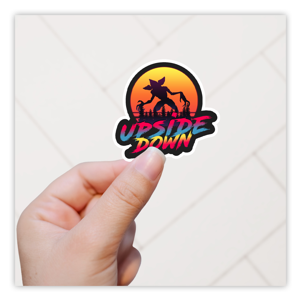 Stranger Things The Upside Down Demogorgon Die Cut Sticker (749)