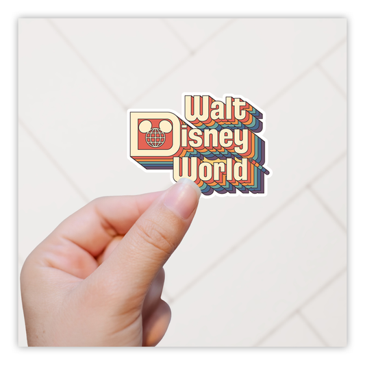 Vintage Walt Disney World Die Cut Sticker (750)