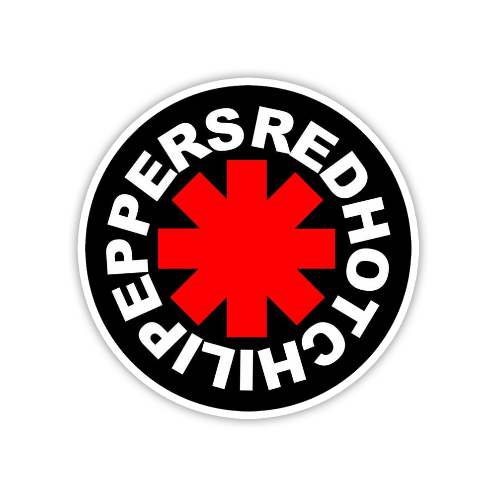 Rooi Warm Rissies Peppers RHCP Die Cut Sticker (751)