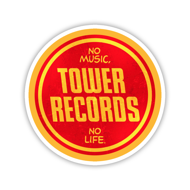 Tower Records Die Cut-plakker (765)