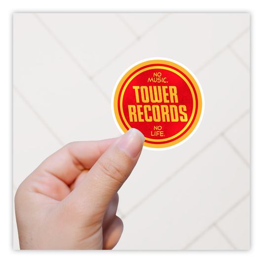 Tower Records Die Cut Sticker (765)