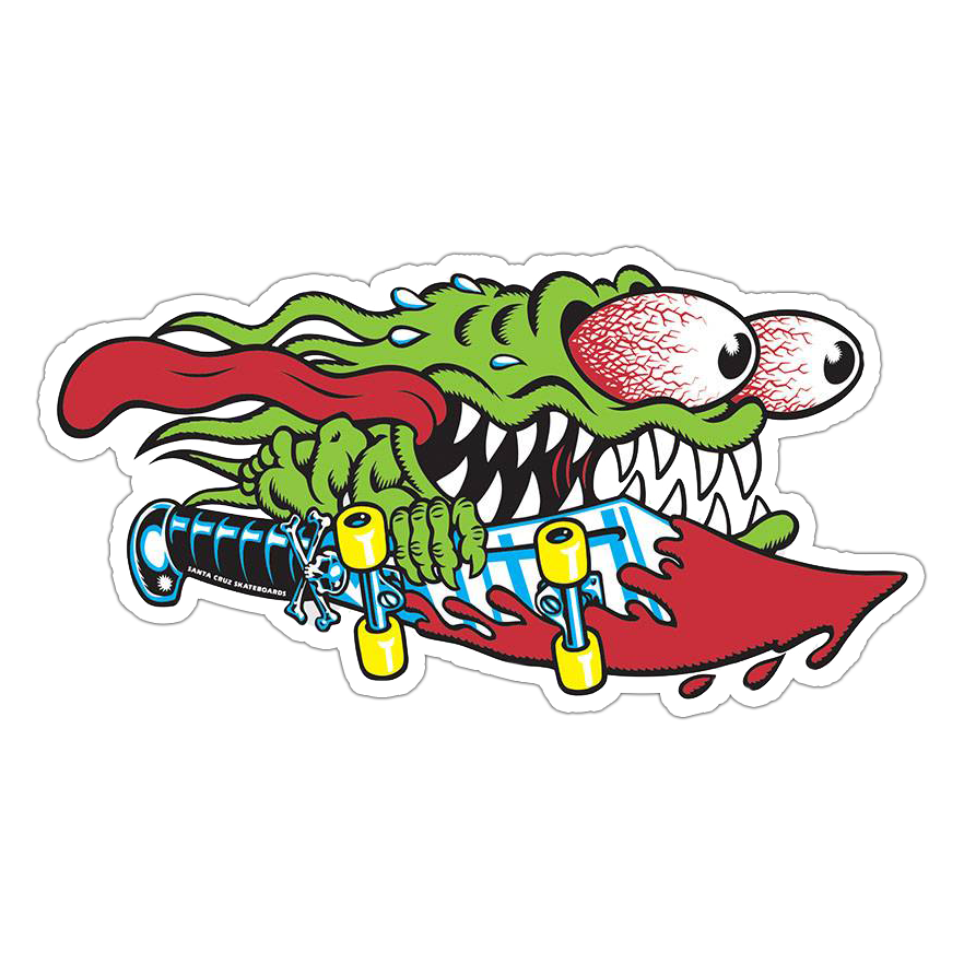 Santa Cruz Meek Slasher Die Cut-plakker (777)