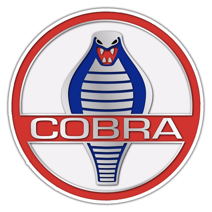 Mustang Cobra Logo Die Cut Sticker (795)