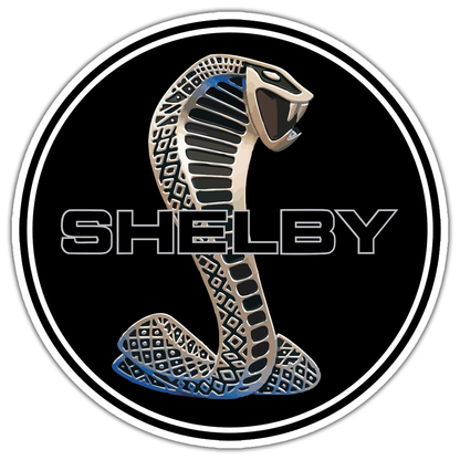 Shelby Cobra Logo Die Cut Sticker (796)