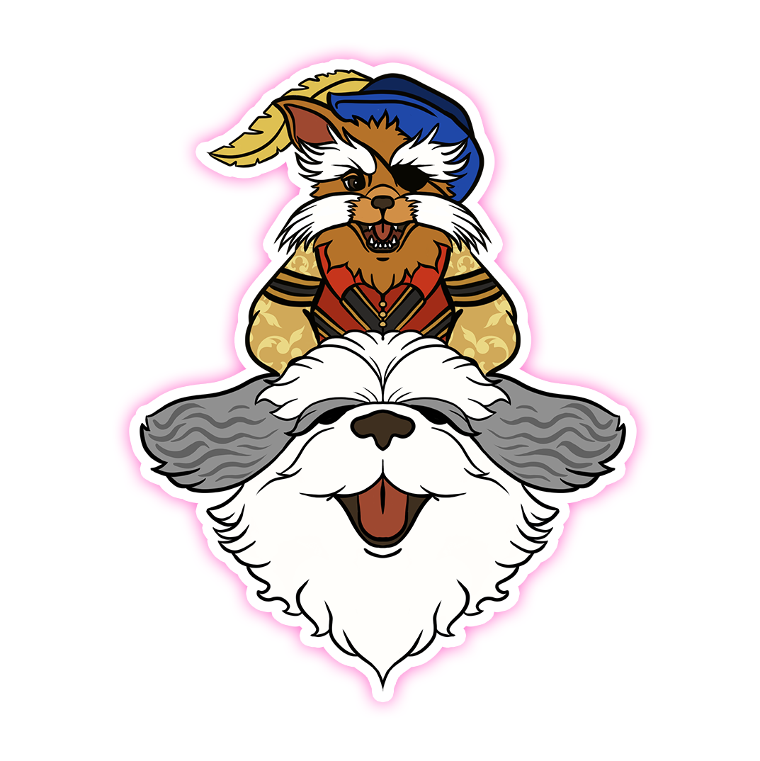 Jim Henson se labirint Sir Didymus Ambrosia Die Cut Sticker (807)