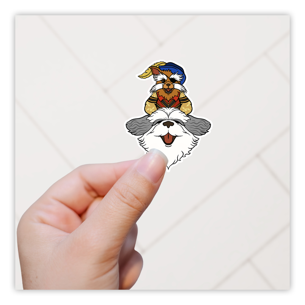 Jim Henson's Labyrinth Sir Didymus Ambrosia Die Cut Sticker (807)