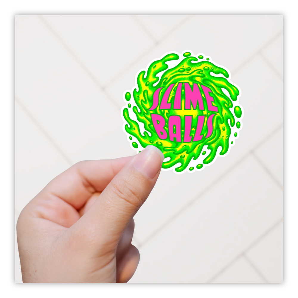 Slime Balls Wheels Die Cut Sticker (819)