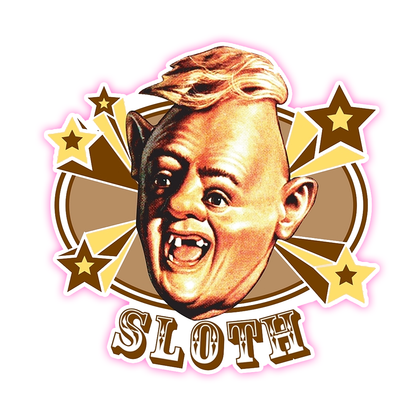 The Goonies Sloth Die Cut Sticker (820)