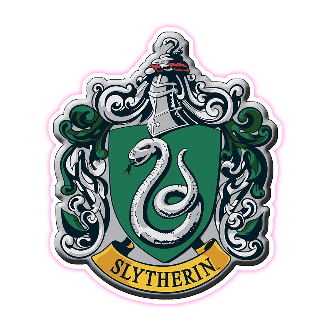 Harry Potter House Slytherin Shield Die Cut Sticker (821)