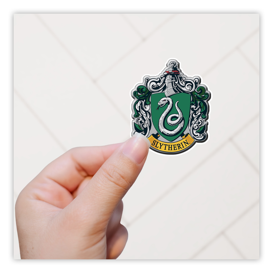 Harry Potter House Slytherin Shield Die Cut Sticker (821)