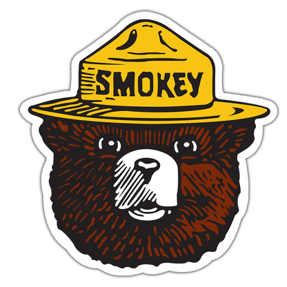 Smokey The Bear Die Cut-plakker (824)