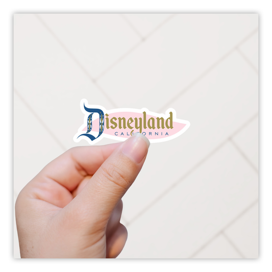 Vintage Disneyland Die Cut Sticker (829)