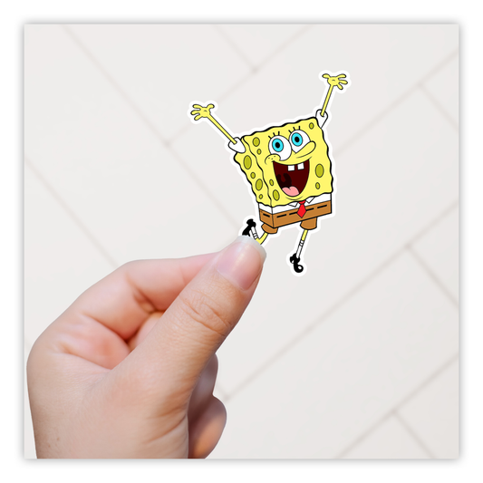 Sponge Bob Square Pants Die Cut Sticker (845)