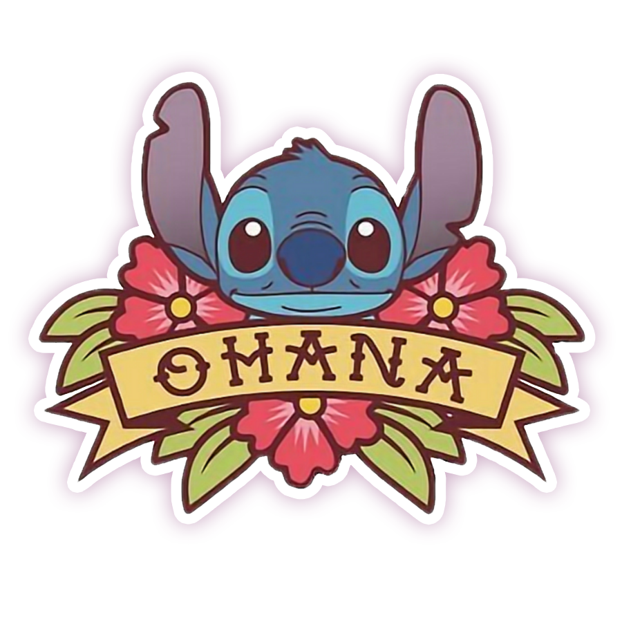 Lilo & Stitch Ohana Die Cut Sticker