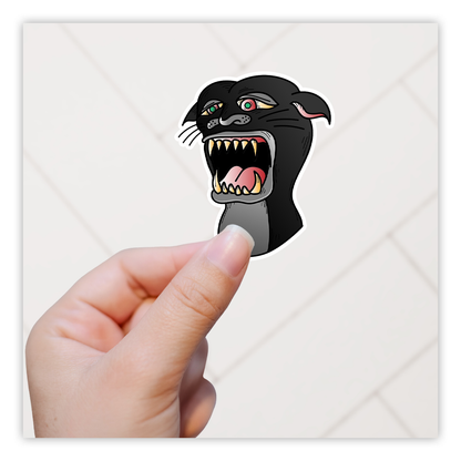 Bad Tattoo Sucky Panther Die Cut Sticker (866)