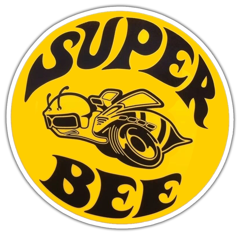 Dodge Super Bee Die Cut Sticker (873)