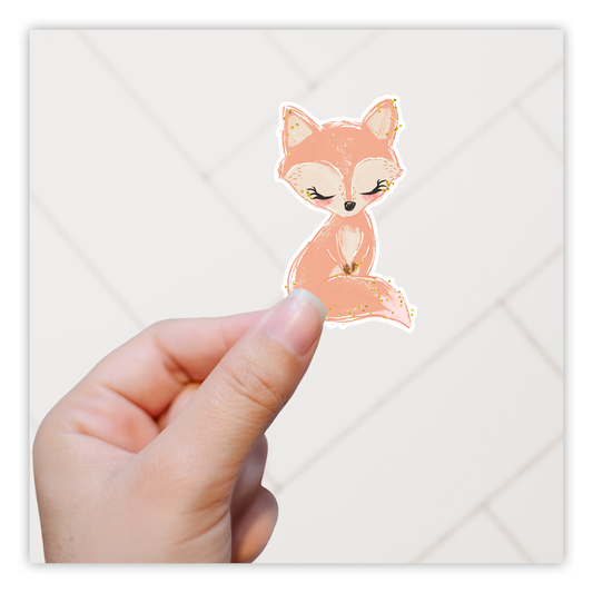 Sweet Fox Die Cut Sticker (885)