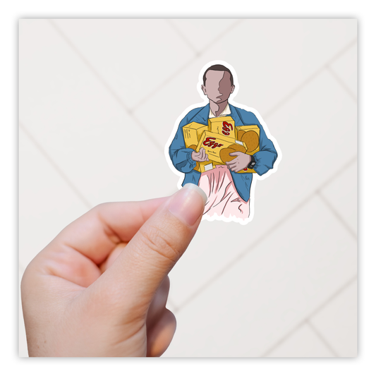 Stranger Things Eleven Eggos Die Cut Sticker (892)