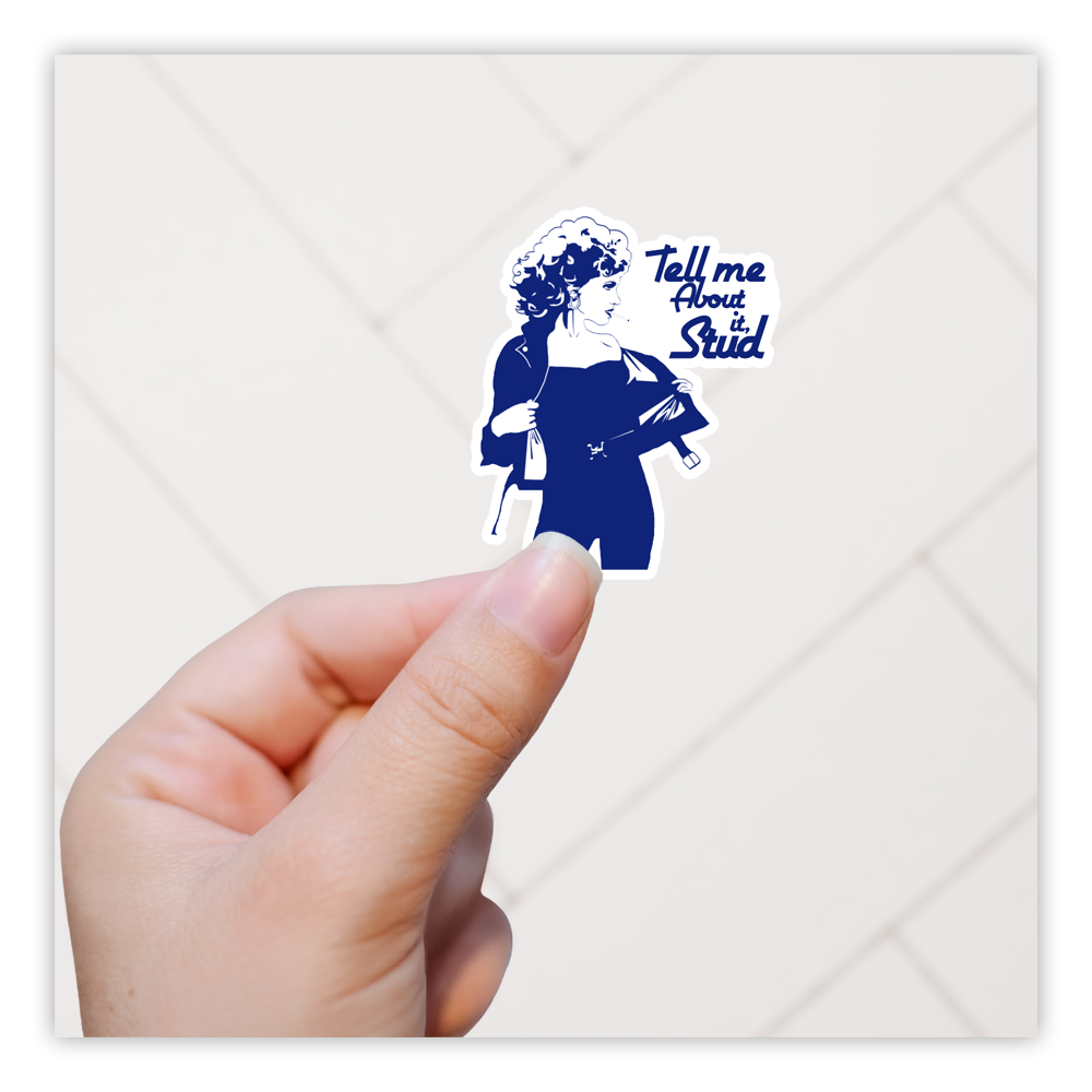 Grease Sandy Tell Me About It Stud Die Cut Sticker (898)